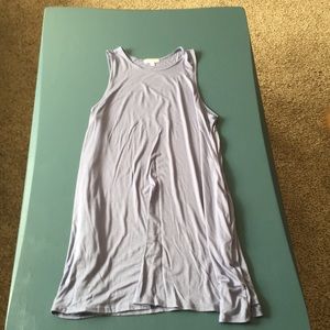 Lavender T-shirt dress